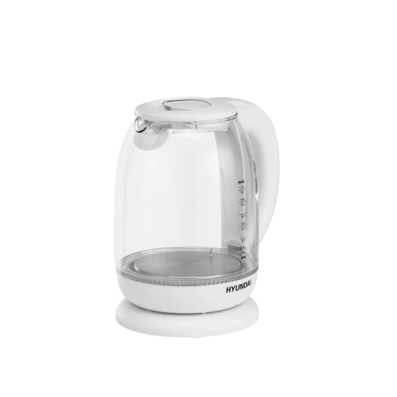 Чайник электрический Hyundai HYK-S3808 1.7л. 2200Вт белый корпус: стекло Чайник электрический Hyundai HYK-S3808 1.7л. 2200Вт белый корпус: стекло