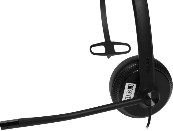 Гарнитура проводная Yealink YHS34 Mono черный Гарнитура проводная Yealink YHS34 Mono черный