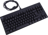Клавиатура A4Tech B825R механическая черный USB for gamer LED (подставка для запястий) (B825R (RED SWITCHES)) кабель 1.8м