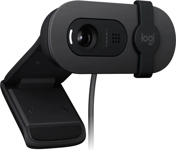 Камера Web Logitech HD Webcam Brio 90 черный 2Mpix (1920x1080) USB-A с микрофоном (960-001581)