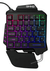 Игровой блок Оклик 703GK черный USB for gamer LED (подставка для запястий) (1533151) Игровой блок Оклик 703GK черный USB for gamer LED (подставка для запястий) (1533151)