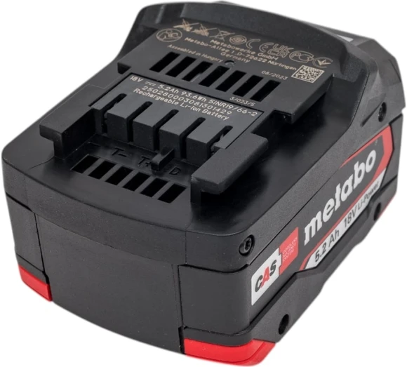 Батарея аккумуляторная Metabo LI-Power Extreme 18В 5.2Ач Li-Ion (625028000)