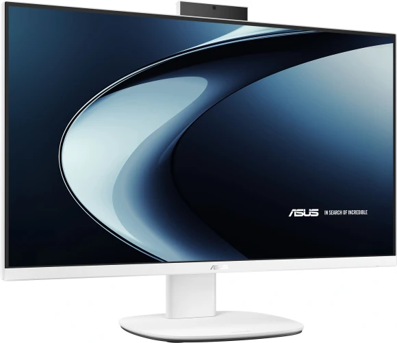 Моноблок Asus VM640KA-WPC0090 23.8" Full HD Ryzen AI 7 350 (2) 32Gb SSD1Tb Radeon 860M без ОС GbitEth WiFi BT 120W клавиатура мышь Cam белый 1920x1080