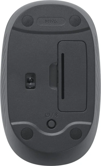 Мышь Logitech M196 графитовый оптическая 1000dpi беспров. BT для ноутбука 2but (910-007315)