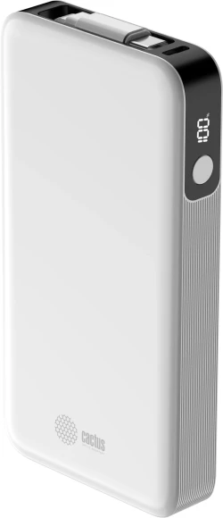Мобильный аккумулятор Cactus CS-PBFSKA-30000 30000mAh 22.5W 4.5A USB-A/USB-C черный
