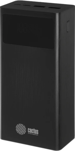 Мобильный аккумулятор Cactus CS-PBFSKA-30000 30000mAh 22.5W 4.5A USB-A/USB-C черный