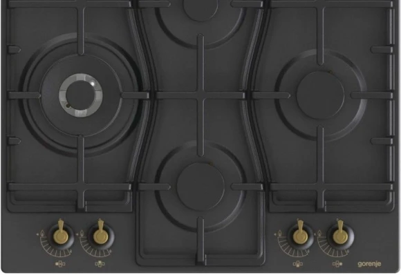 Газовая варочная поверхность Gorenje GW6D42CLB черный