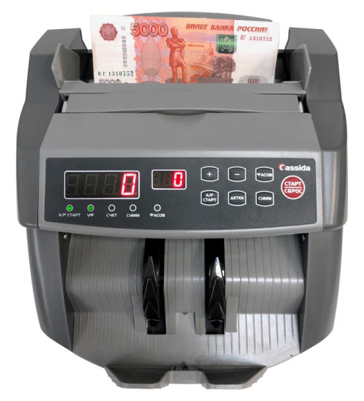 Счетчик банкнот Cassida 5550 UV рублевый