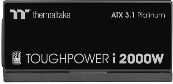 Блок питания Thermaltake ATX 2000W Toughpower i Gen.5 80+ platinum 24pin APFC 140mm fan color LED 12xSATA Cab Manag RTL