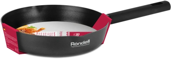 Сковорода Rondell Trumpf RDA-1343 круглая 26см покрытие: Xylan Plus ручка несъемная (без крышки) черный