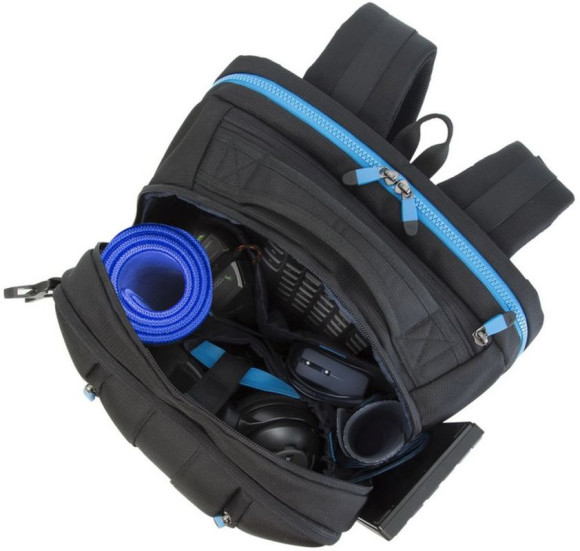 Рюкзак для ноутбука 17.3" Riva 7860 черный полиэстер (7860 BLACK) Рюкзак для ноутбука 17.3" Riva 7860 черный полиэстер (7860 BLACK)