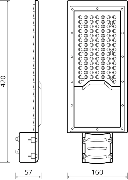 Светильник уличный Gauss Avenue 80Вт ламп.:1шт черный (629534280) Светильник уличный Gauss Avenue 80Вт ламп.:1шт черный (629534280)