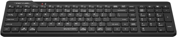 Клавиатура A4Tech Fstyler FBK23 AS черный USB беспроводная BT/Radio (FBK23 AS)