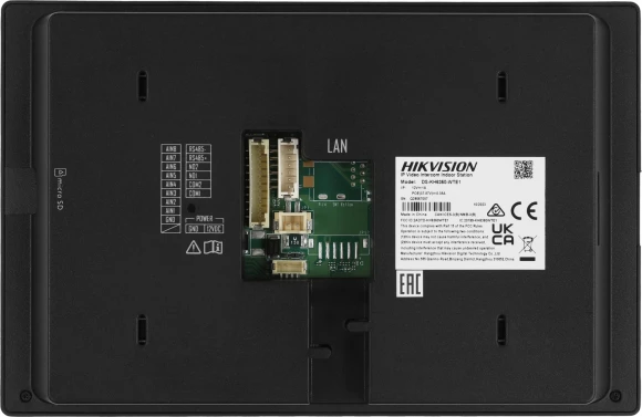 Видеодомофон Hikvision DS-KH6350-WTE1 черный