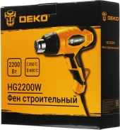 Технический фен Deko HG2200W 2200Вт темп.350/600С Технический фен Deko HG2200W 2200Вт темп.350/600С