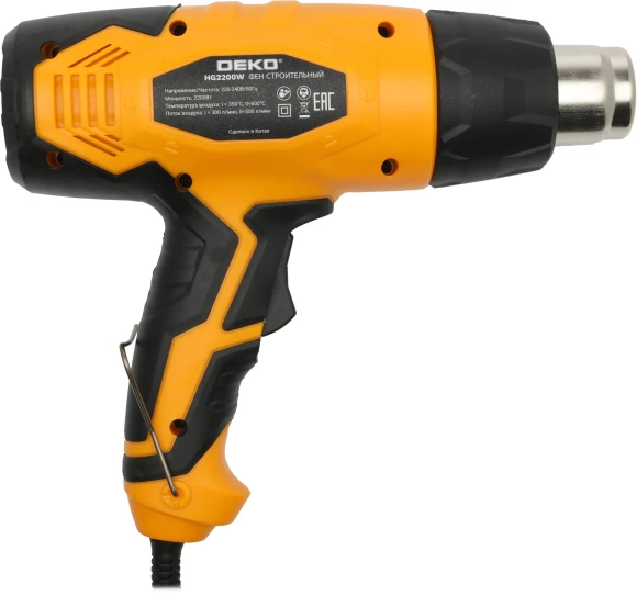 Технический фен Deko HG2200W 2200Вт темп.350/600С