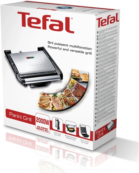 Электрогриль Tefal GC241D38 2000Вт черный/серебристый Электрогриль Tefal GC241D38 2000Вт черный/серебристый