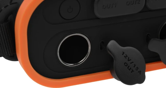 Электростанция портативная TopON TOP-X100 96000mAh 3A QC3.0 3xUSB черный/оранжевый (чехол в комплекте) (102705)