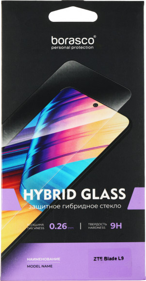 Защитное стекло для экрана BoraSCO Hybrid Glass прозрачный для ZTE Blade L9 2.5D антиблик. 1шт. (70012) Защитное стекло для экрана BoraSCO Hybrid Glass прозрачный для ZTE Blade L9 2.5D антиблик. 1шт. (70012)