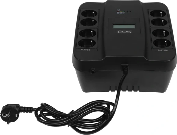 Источник бесперебойного питания Powercom Spider SPD-750U LCD USB 450Вт 750ВА черный Источник бесперебойного питания Powercom Spider SPD-750U LCD USB 450Вт 750ВА черный