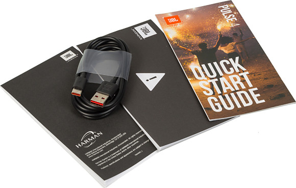 Колонка порт. JBL Pulse 4 черный 20W 1.0 BT 10м 7260mAh (JBLPULSE4BLK)