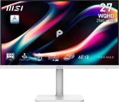 Монитор MSI 27" Pro Max 271QPHW E14 белый IPS LED 4ms 16:9 HDMI M/M матовая HAS Piv 1500:1 300cd 178гр/178гр 2560x1440 144Hz DP Quad 2K (1440p) USB 6.4кг Монитор MSI 27" Pro Max 271QPHW E14 белый IPS LED 4ms 16:9 HDMI M/M матовая HAS Piv 1500:1 300cd 178гр/178гр 2560x1440 144Hz DP Quad 2K (1440p) USB 6.4кг