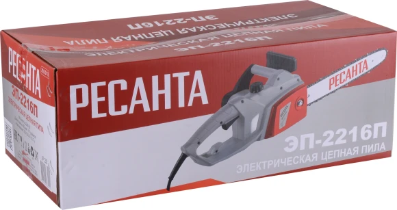 Цепная пила Ресанта ЭП-2216П от сети 2200Вт дл.шины:16" (40cm) (70/10/13)