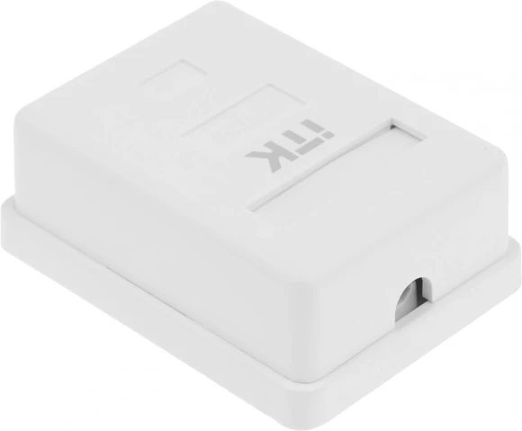 Розетка ITK CS2-1C5EU-12 настен.RJ45 1 кат.5E UTP бел.