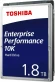 Жесткий диск Toshiba SAS 3.0 1800Gb AL15SEB18EQ Server (10500rpm) 128Mb 2.5"
