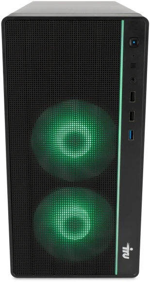 ПК IRU Corp 310H5SEA MT i5 11400F (2.6) 16Gb SSD512Gb GTX1660 Super 6Gb FreeDOS GbitEth 500W черный (RUS) (2165200)