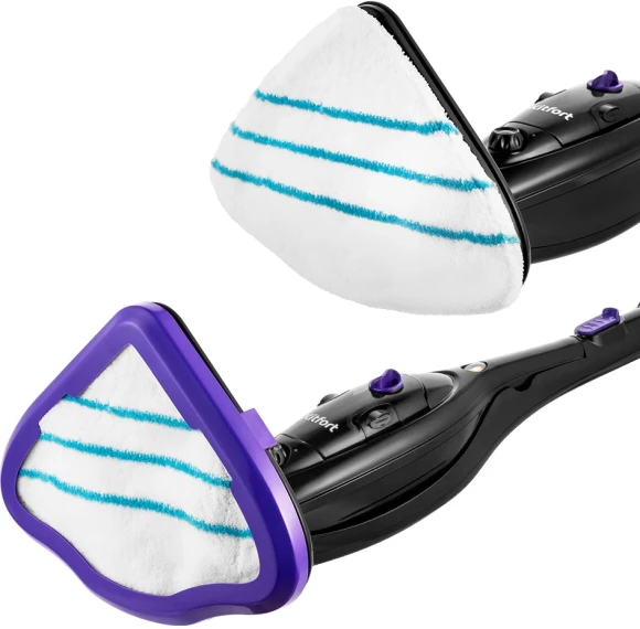 Швабра паровая Kitfort КТ-1061 1300Вт черный/фиолетовый Швабра паровая Kitfort КТ-1061 1300Вт черный/фиолетовый