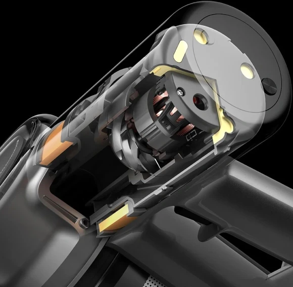 Пылесос ручной Dreame V11 450Вт серый/красный