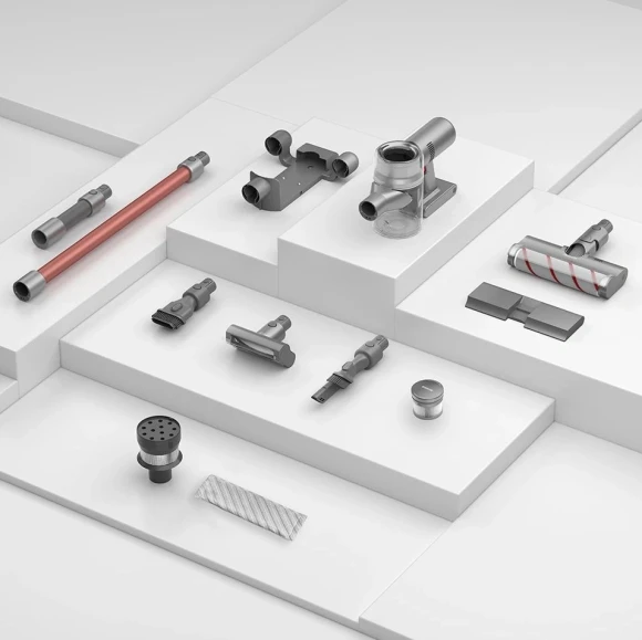 Пылесос ручной Dreame V11 450Вт серый/красный