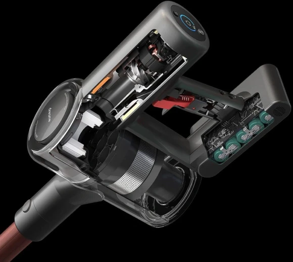 Пылесос ручной Dreame V11 450Вт серый/красный