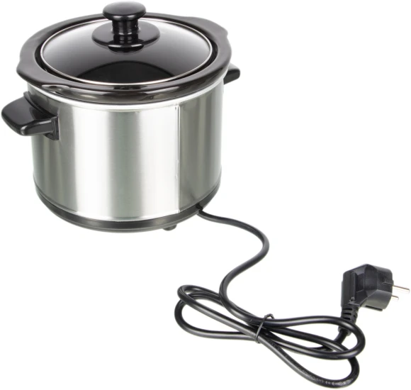 Медленноварка Kitfort КТ-205 1.5л 120Вт серебристый/черный