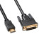 Кабель Buro HDMI (m) DVI-D (m) 3м (HDMI-19M-DVI-D-3M) феррит.кольца Кабель Buro HDMI (m) DVI-D (m) 3м (HDMI-19M-DVI-D-3M) феррит.кольца