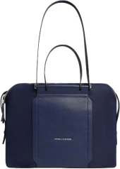 Сумка кросс-боди женская Piquadro Circle BD4870W92/ARTM коралловая/кофейная натур.кожа