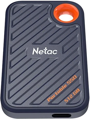Накопитель SSD Netac USB-C 512Gb NT01ZX20-512G-32BL ZX20 2.5" синий
