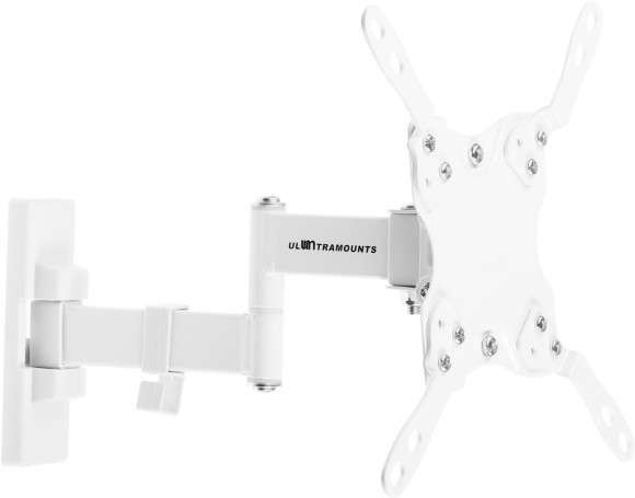 Кронштейн для телевизора Ultramounts UM866W белый 13"-42" макс.20кг настенный поворот и наклон Кронштейн для телевизора Ultramounts UM866W белый 13"-42" макс.20кг настенный поворот и наклон