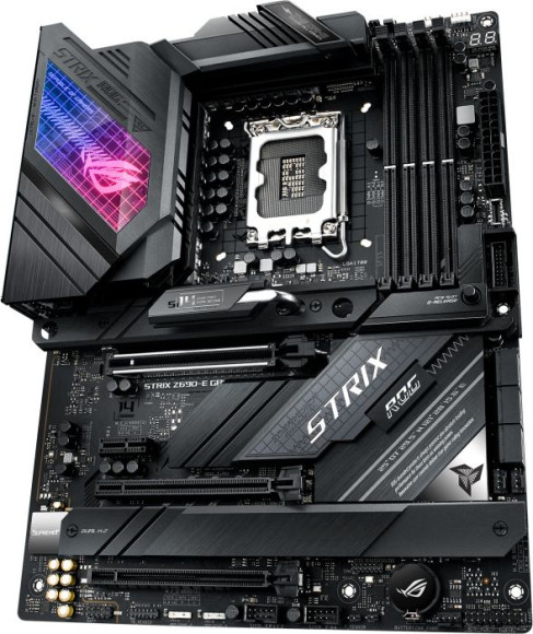 Материнская плата Asus ROG STRIX Z690-E GAMING WIFI Soc-1700 Intel Z690 4xDDR5 ATX AC`97 8ch(7.1) 2.5Gg RAID+HDMI+DP Материнская плата Asus ROG STRIX Z690-E GAMING WIFI Soc-1700 Intel Z690 4xDDR5 ATX AC`97 8ch(7.1) 2.5Gg RAID+HDMI+DP
