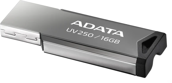 Флеш Диск A-Data 16Gb UV250 AUV250-16G-RBK USB2.0 серебристый Флеш Диск A-Data 16Gb UV250 AUV250-16G-RBK USB2.0 серебристый