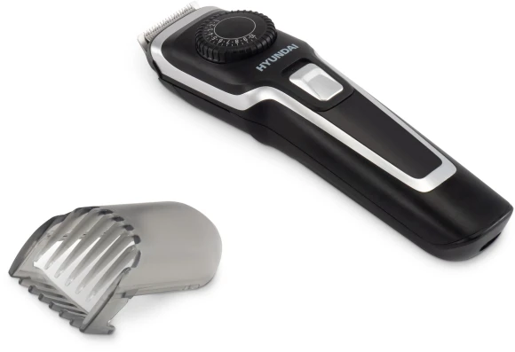 Машинка для стрижки Hyundai H-HC7127 черный 5Вт (насадок в компл:1шт)