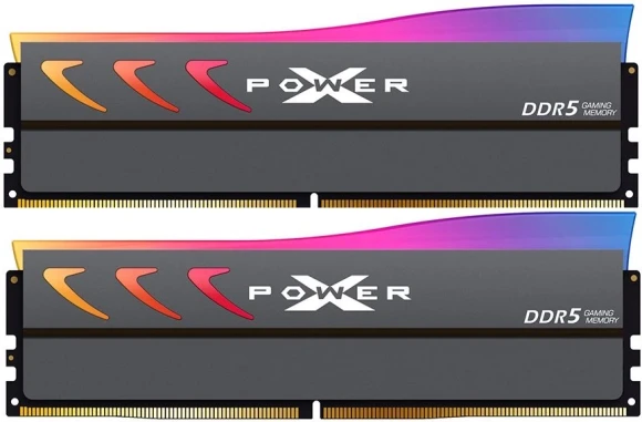 Память DDR5 16GB 6800MHz Silicon Power SP016GXLWU68AFSH Xpower Zenith RGB RTL Gaming PC5-54400 CL34 DIMM ECC 288-pin 1.4В single rank с радиатором Ret