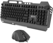 Клавиатура + мышь Оклик 700GMK клав:черный мышь:черный USB Multimedia LED (1533156) Клавиатура + мышь Оклик 700GMK клав:черный мышь:черный USB Multimedia LED (1533156)