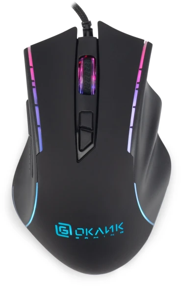 Клавиатура + мышь Оклик 700GMK клав:черный мышь:черный USB Multimedia LED (1533156)