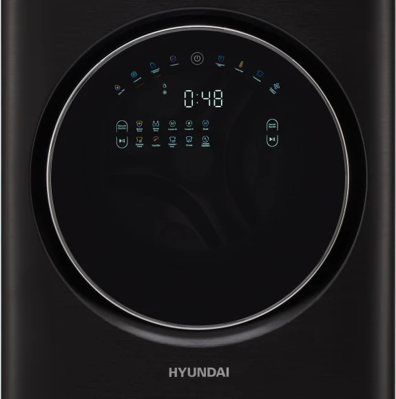 Стиральная машина Hyundai Gemini WMD9423 класс: A+++ загр.фронтальная макс.:15кг (с сушкой) темно-серебристый инвертор