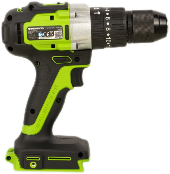 Дрель-шуруповерт Greenworks GD24DD60 аккум. патрон:быстрозажимной (3704107) Дрель-шуруповерт Greenworks GD24DD60 аккум. патрон:быстрозажимной (3704107)