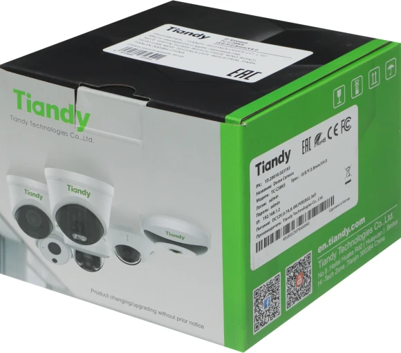 Камера видеонаблюдения IP Tiandy Lite TC-C38KS I3/E/Y/2.8/V4.0 2.8-2.8мм цв. корп.:белый