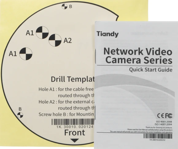 Камера видеонаблюдения IP Tiandy Lite TC-C38KS I3/E/Y/2.8/V4.0 2.8-2.8мм цв. корп.:белый