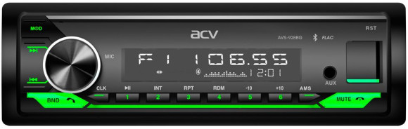 Автомагнитола ACV AVS-928BG 1DIN 4x50Вт v4.2 (38526)